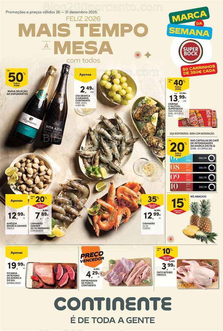Antevisão Folheto CONTINENTE Bom Dia Promoções 26 a 31 dezembro