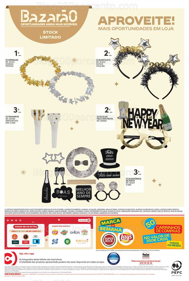 Antevisão Folheto CONTINENTE Bazarão Promoções 26 a 31 dezembro