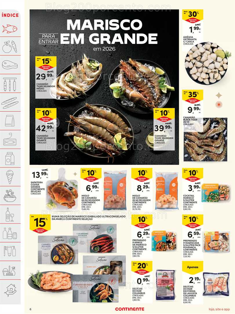 Antevisão Folheto CONTINENTE Promoções 26 a 31 dezembro - Edição Digital