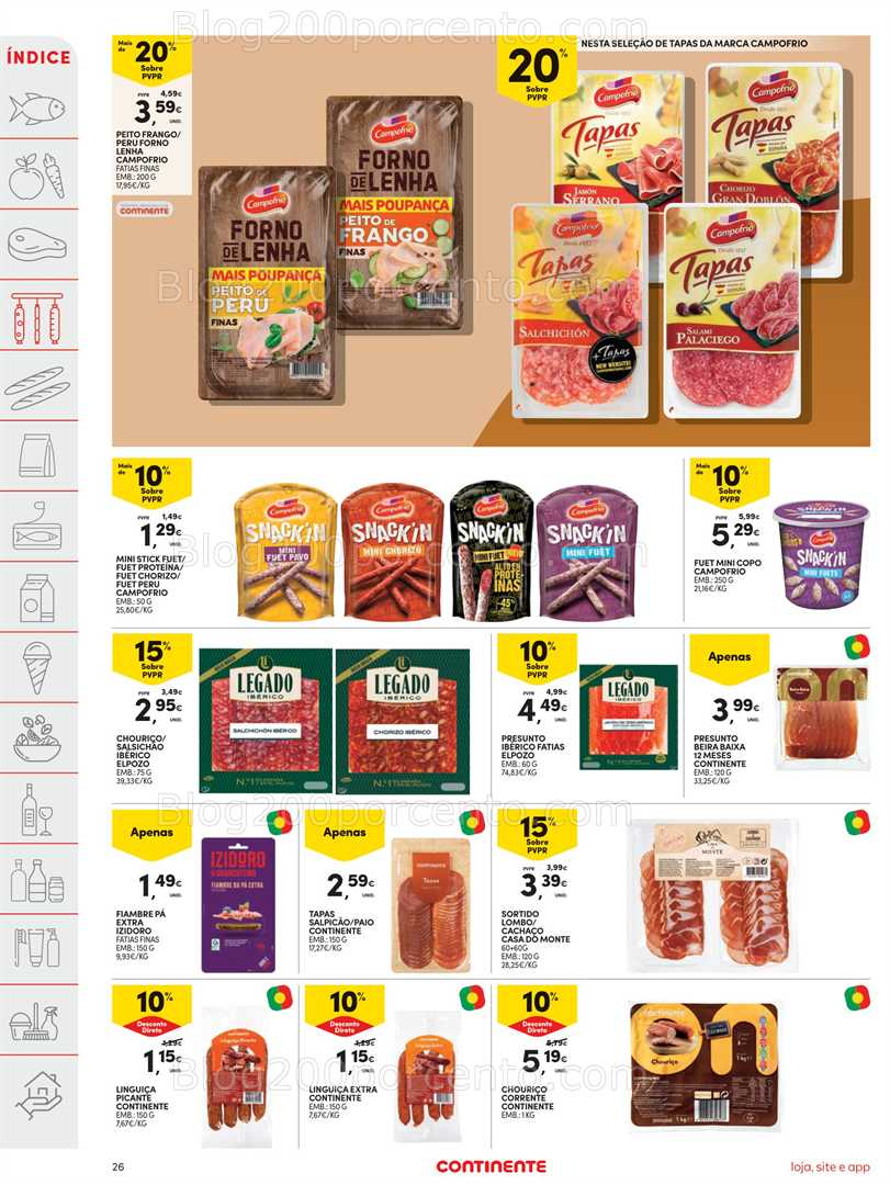 Antevisão Folheto CONTINENTE Promoções 26 a 31 dezembro - Edição Digital