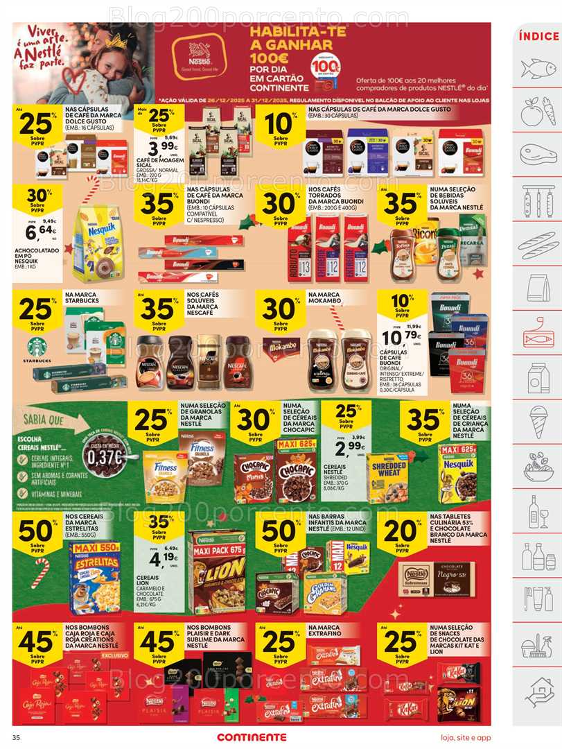 Antevisão Folheto CONTINENTE Promoções 26 a 31 dezembro - Edição Digital