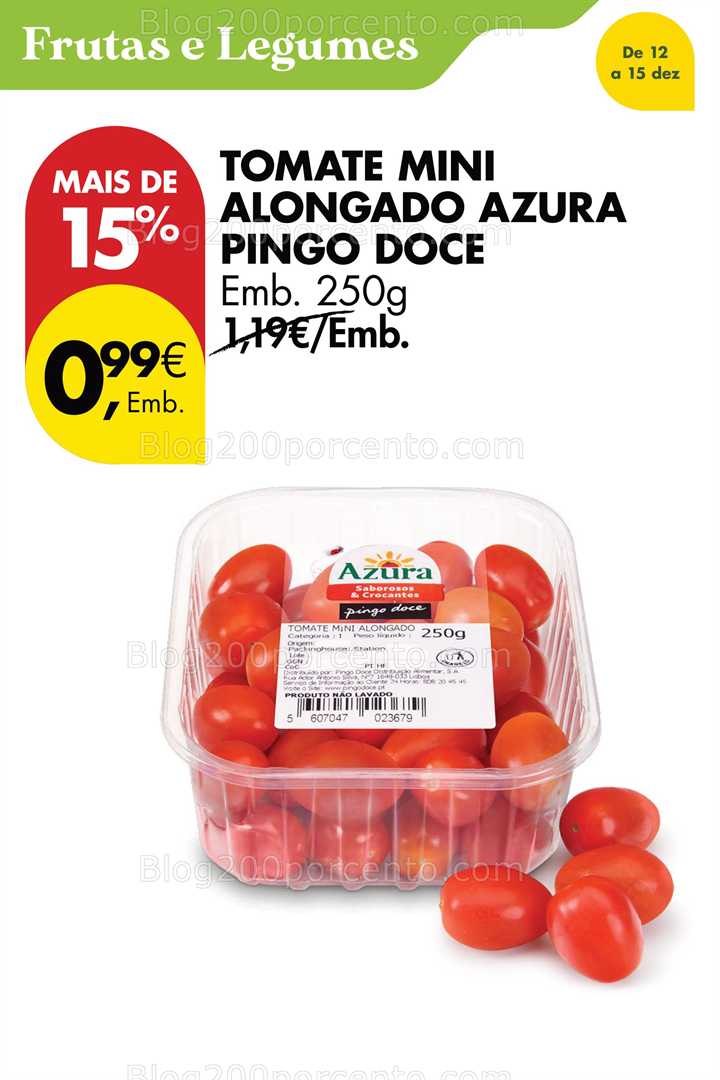 Antevisão Folheto PINGO DOCE Promoções Fim de Semana - 12 a 14 dezembro