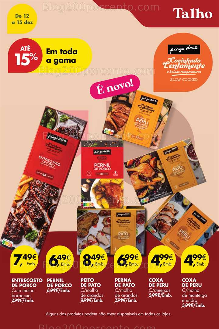 Antevisão Folheto PINGO DOCE Promoções Fim de Semana - 12 a 14 dezembro