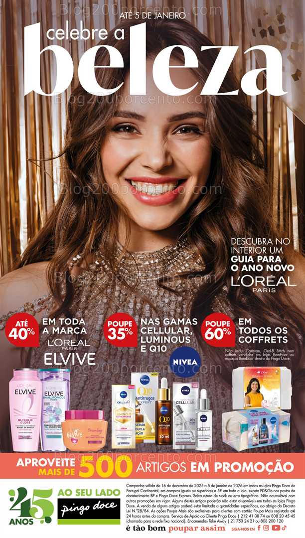 Antevisão Folheto PINGO DOCE Beleza Promoções de 16 dezembro a 5 janeiro - Edição Digital