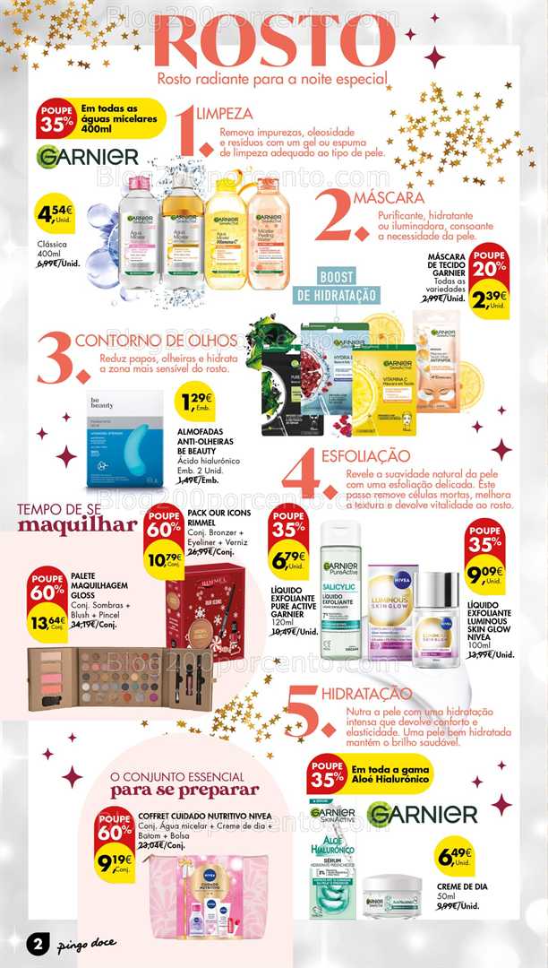 Antevisão Folheto PINGO DOCE Beleza Promoções de 16 dezembro a 5 janeiro - Edição Digital