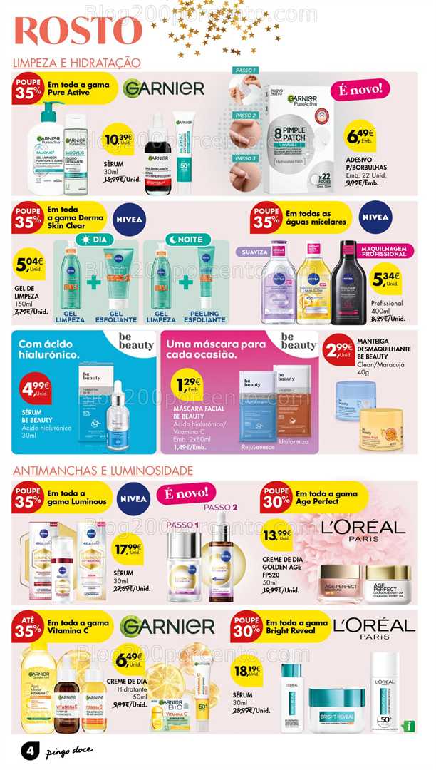 Antevisão Folheto PINGO DOCE Beleza Promoções de 16 dezembro a 5 janeiro - Edição Digital