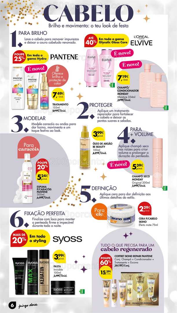 Antevisão Folheto PINGO DOCE Beleza Promoções de 16 dezembro a 5 janeiro - Edição Digital