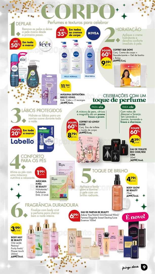 Antevisão Folheto PINGO DOCE Beleza Promoções de 16 dezembro a 5 janeiro - Edição Digital