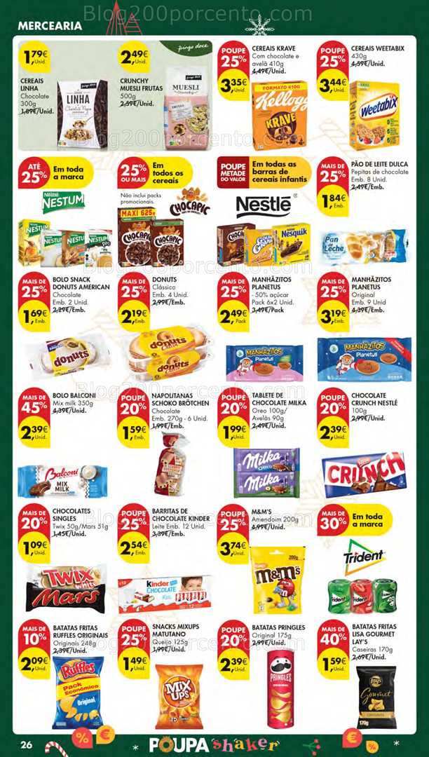 Antevisão Folheto PINGO DOCE Lojas Pequenas Promoções de 16 a 26 dezembro