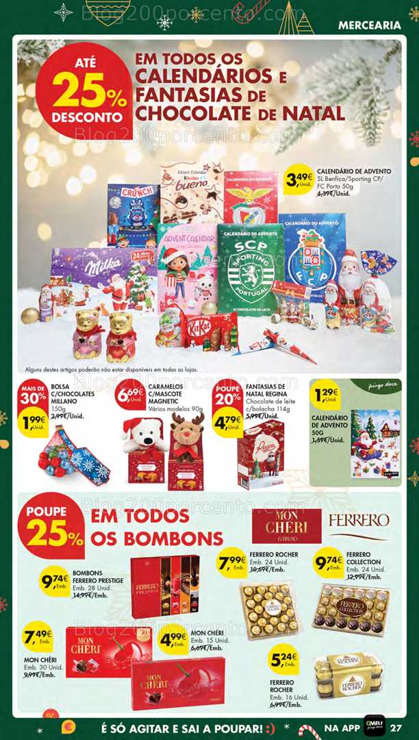 Antevisão Folheto PINGO DOCE Lojas Pequenas Promoções de 16 a 26 dezembro