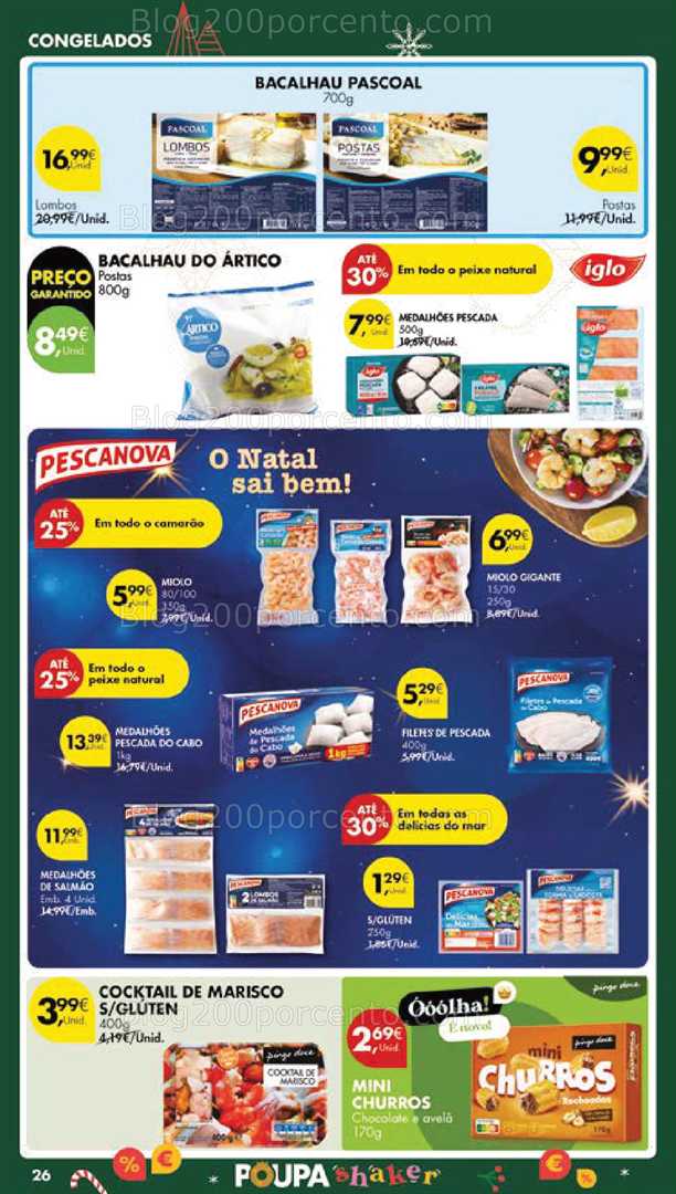 Antevisão Folheto PINGO DOCE Promoções de 16 a 26 dezembro - Edição Digital