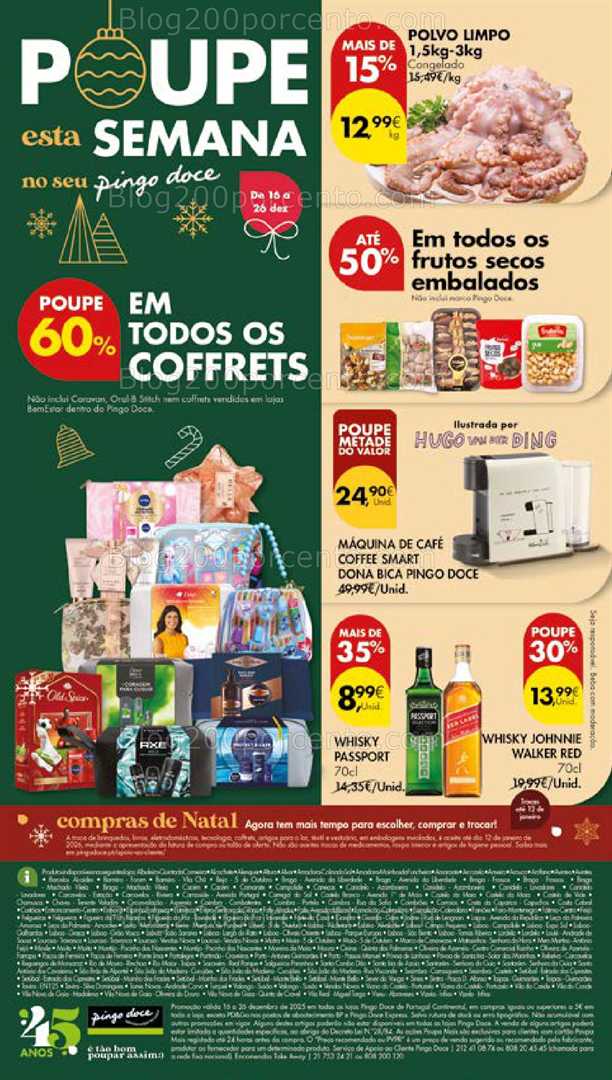 Antevisão Folheto PINGO DOCE Promoções de 16 a 26 dezembro - Edição Digital