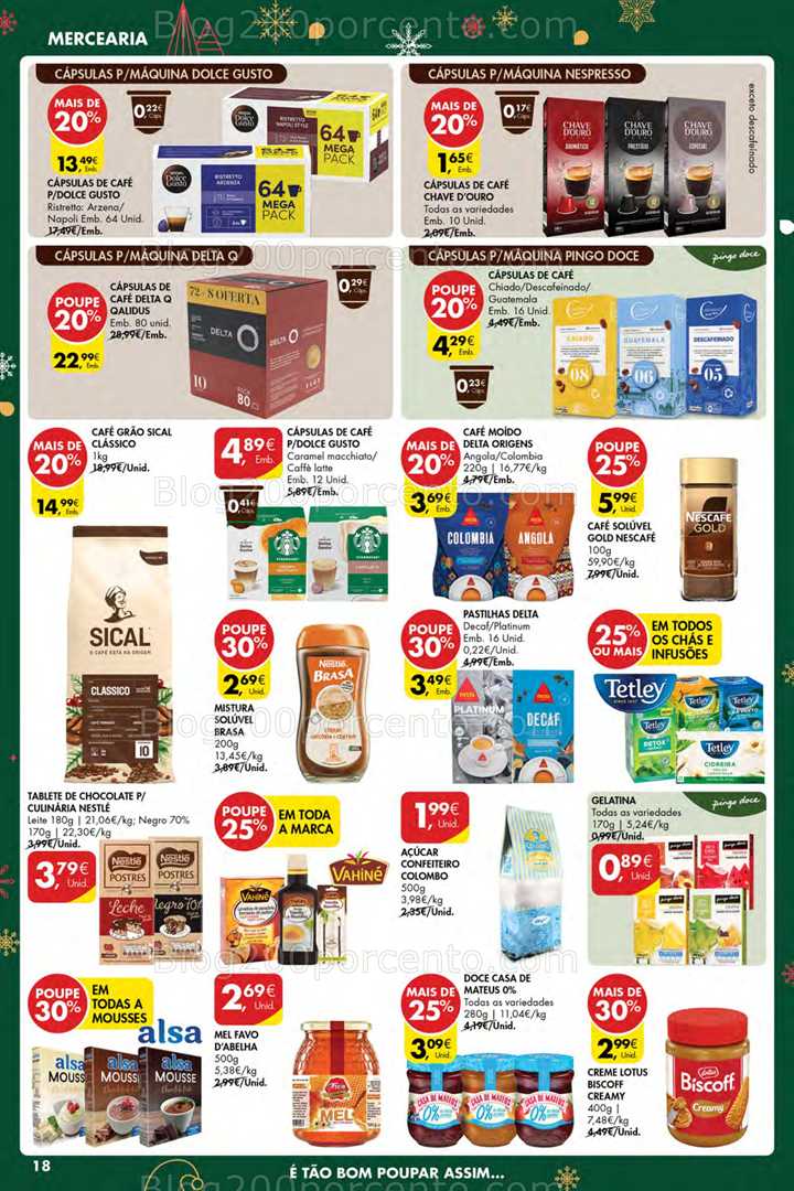 Antevisão Folheto PINGO DOCE Açores Promoções de 18 dezembro a 6 janeiro