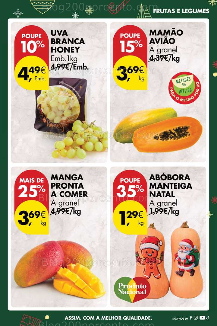 Antevisão Folheto PINGO DOCE Promoções Fim de Semana - 19 a 26 dezembro