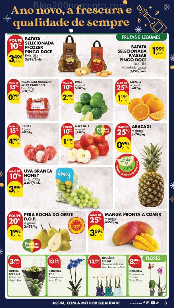 Antevisão Folheto PINGO DOCE Promoções de 27 dezembro a 2 janeiro - Edição Digital
