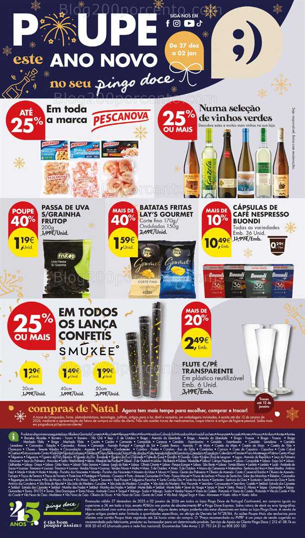 Antevisão Folheto PINGO DOCE Promoções de 27 dezembro a 2 janeiro - Edição Digital