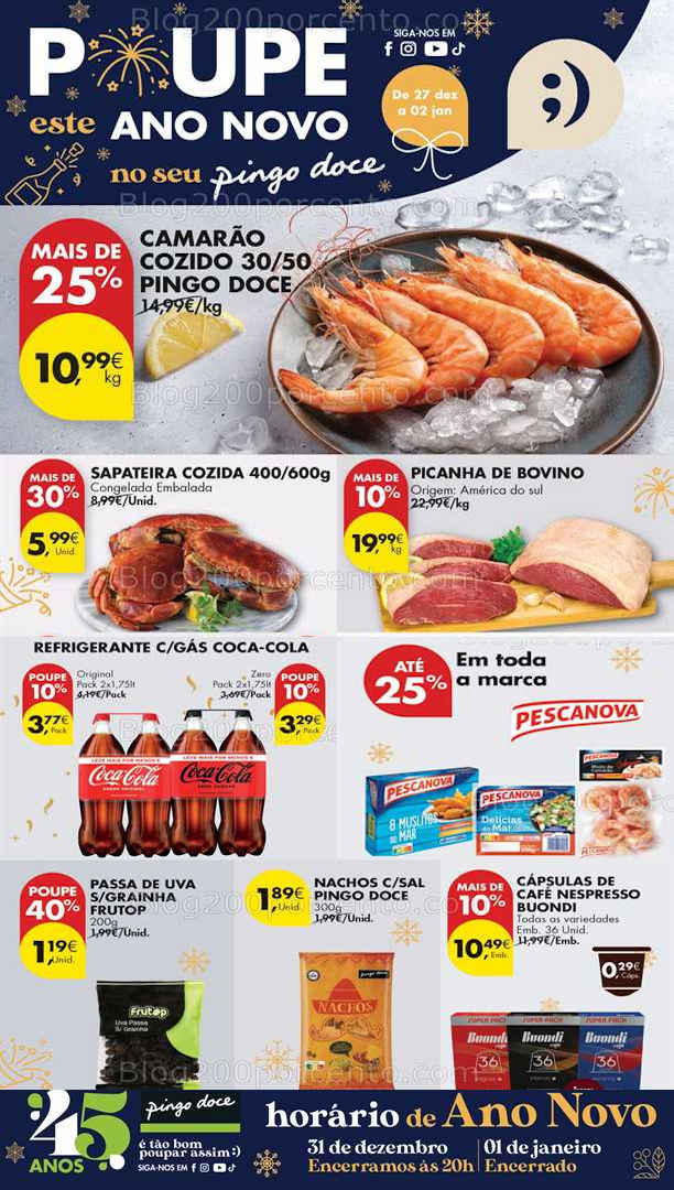 Antevisão Folheto PINGO DOCE Lojas Pequenas Promoções 27 dezembro a 2 janeiro