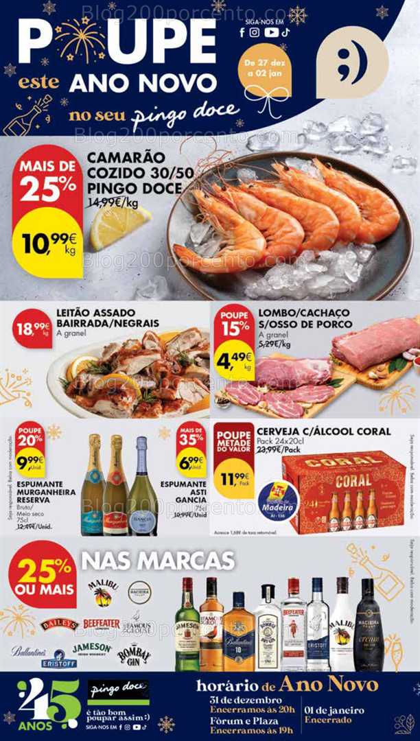 Antevisão Folheto PINGO DOCE Madeira Promoções de 27 dezembro a 2 janeiro