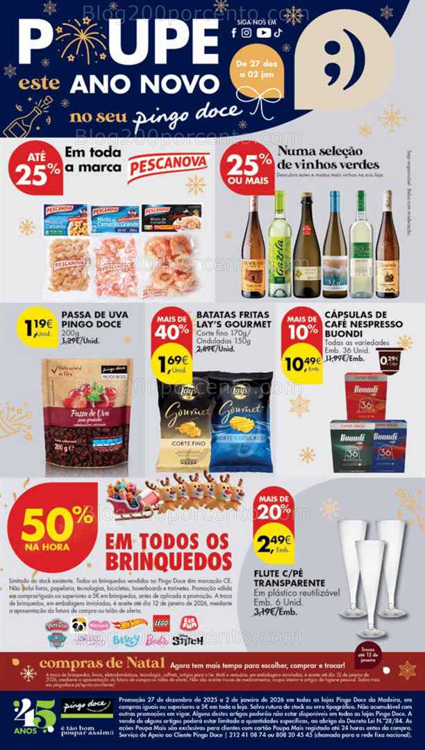 Antevisão Folheto PINGO DOCE Madeira Promoções de 27 dezembro a 2 janeiro