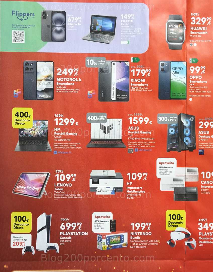 Antevisão Folheto WORTEN Fim de Semana Promoções de 12 a 15 dezembro