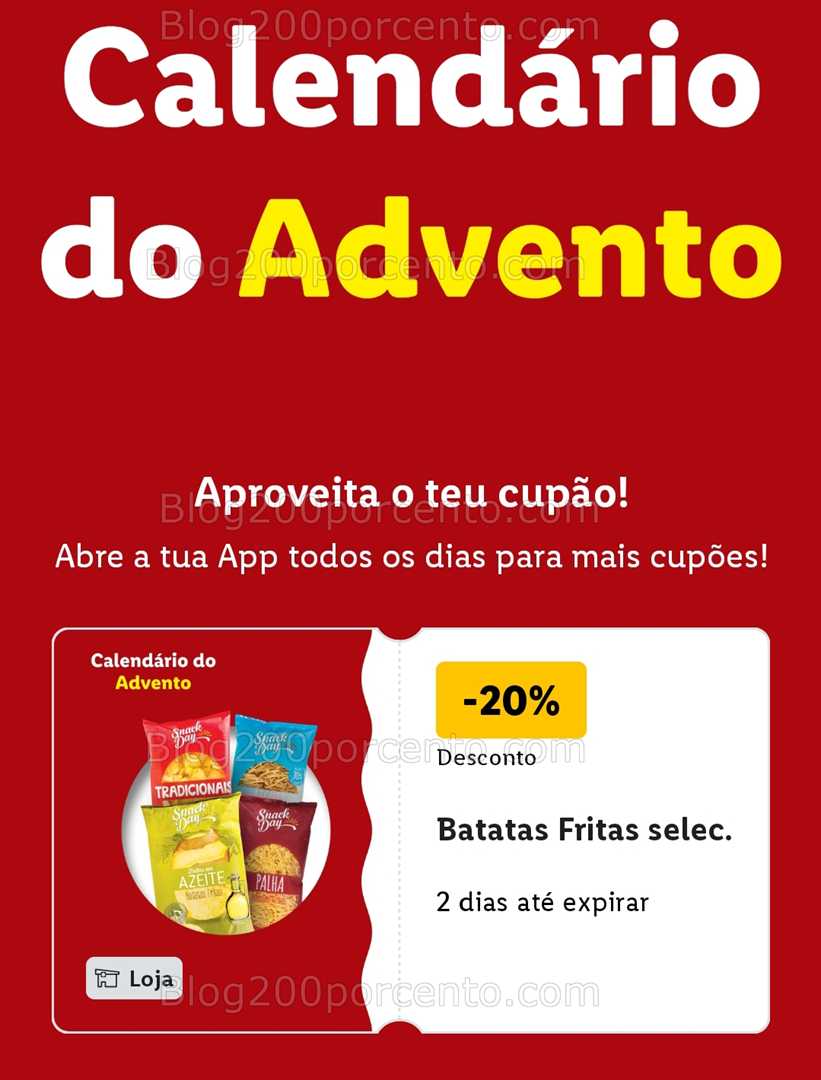 ALERTA - Calendário do Advento LIDL Conheça os descontos - 1 dezembro!