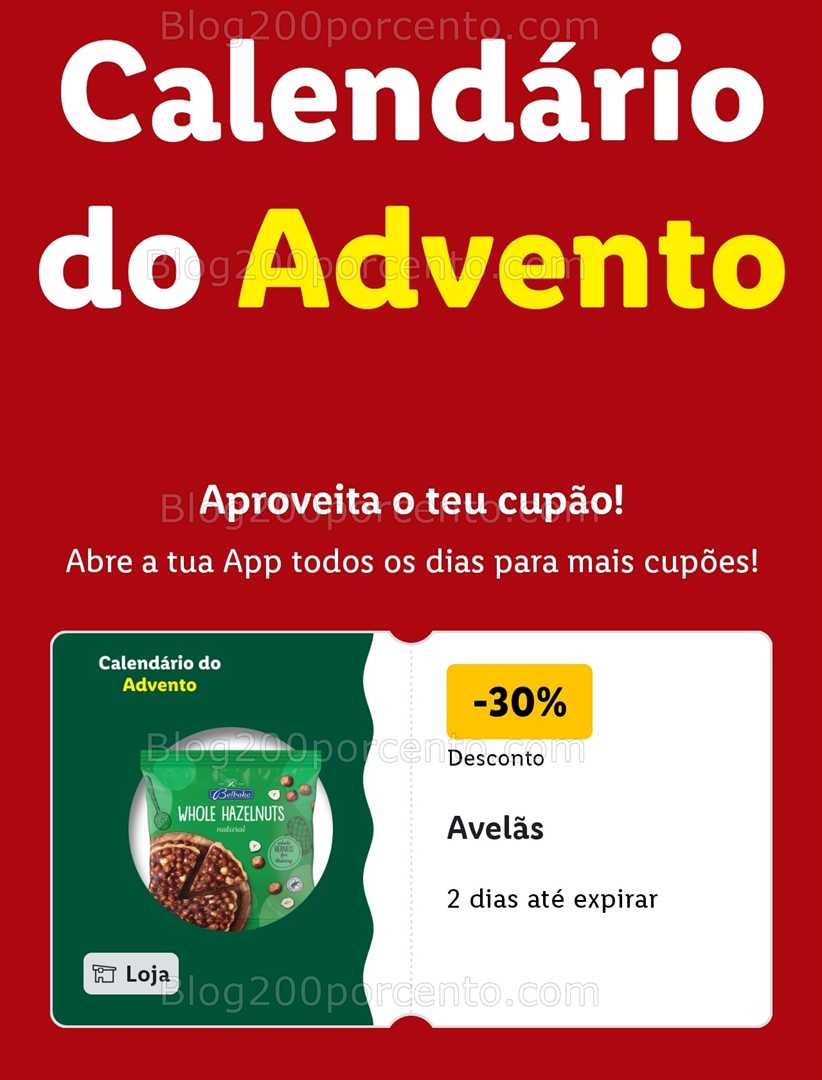 ALERTA - Calendário do Advento LIDL Conheça os descontos - 1 dezembro!