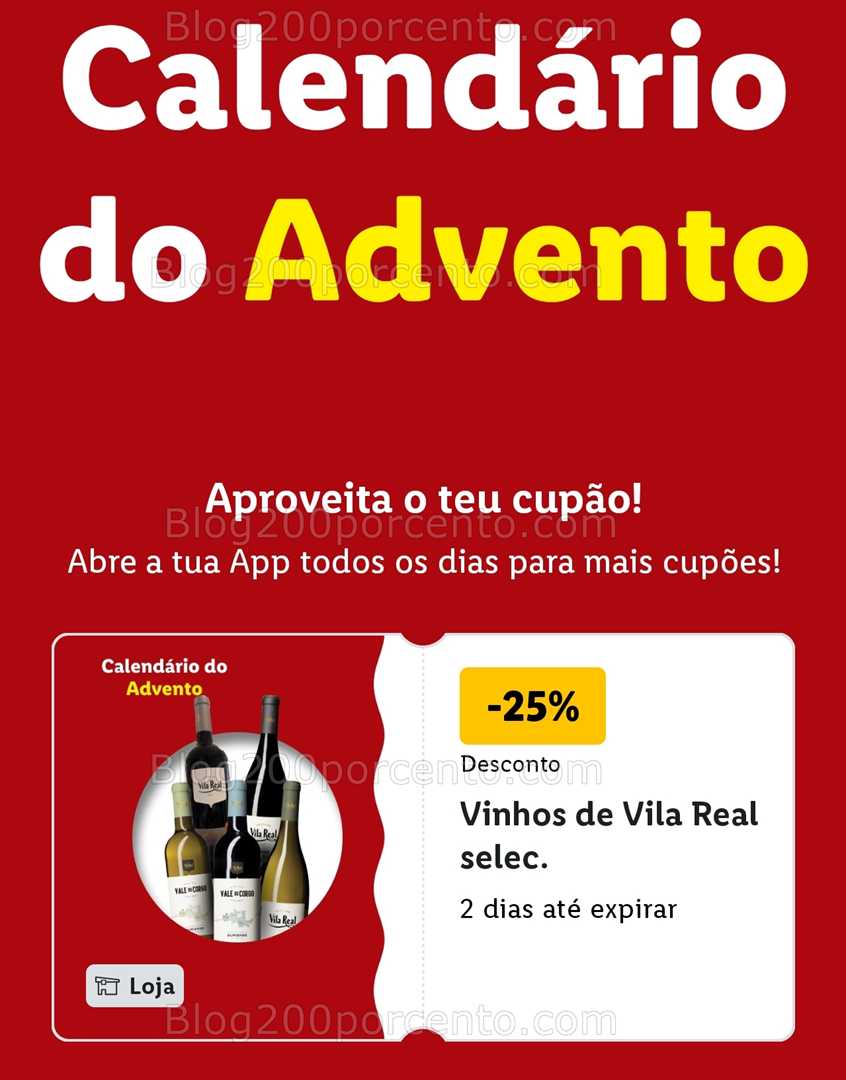 ALERTA - Calendário do Advento LIDL Conheça os descontos - 1 dezembro!