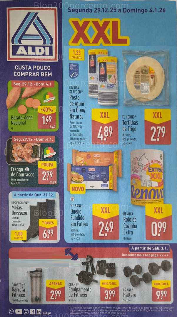 Antevisão Folheto ALDI Promoções de 29 dezembro a 4 janeiro