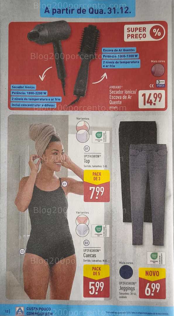 Antevisão Folheto ALDI Bazar Promoções de 31 dezembro a 4 janeiro
