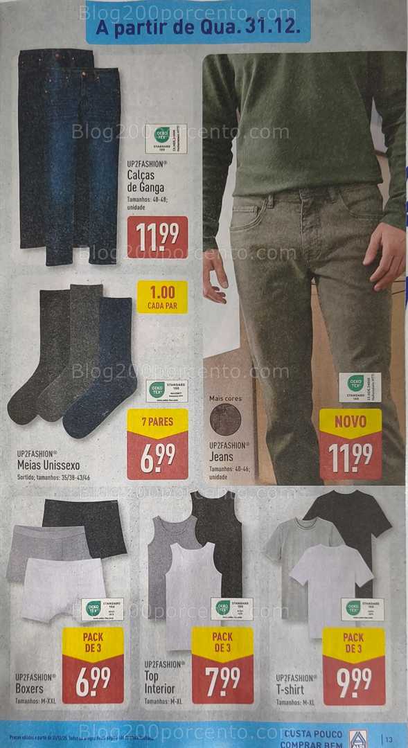 Antevisão Folheto ALDI Bazar Promoções de 31 dezembro a 4 janeiro
