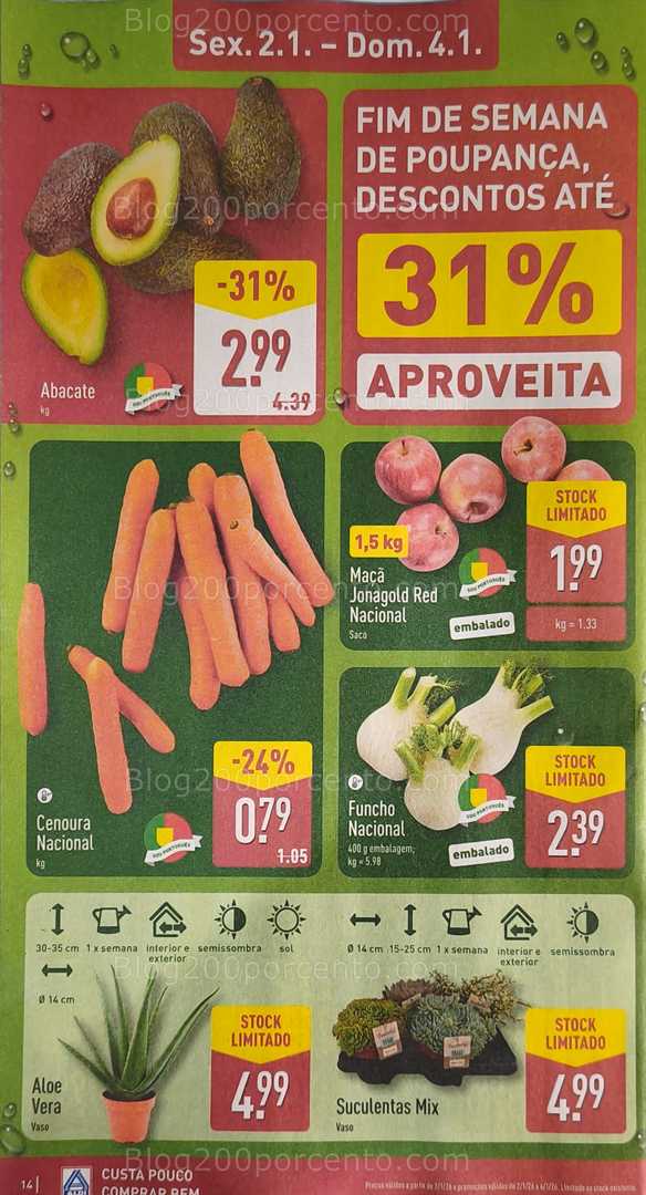 Antevisão Folheto ALDI Promoções de 29 dezembro a 4 janeiro