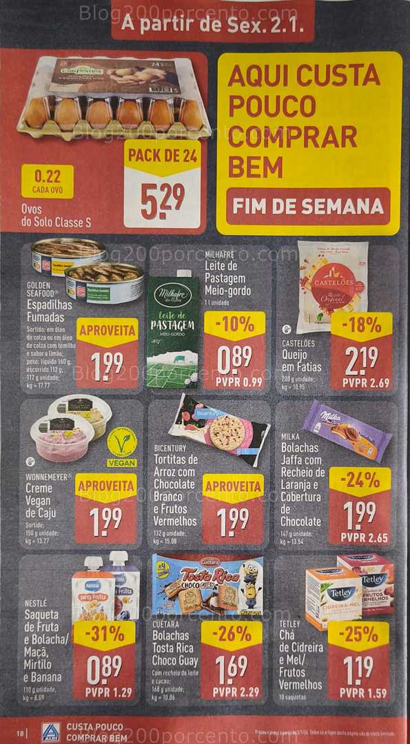 Antevisão Folheto ALDI Promoções de 29 dezembro a 4 janeiro