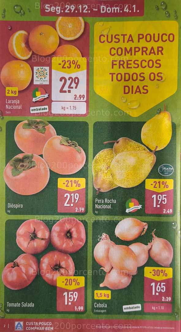 Antevisão Folheto ALDI Promoções de 29 dezembro a 4 janeiro