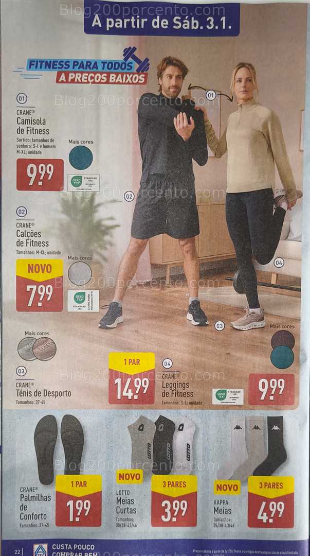 Antevisão Folheto ALDI Bazar Promoções de 3 a 4 janeiro