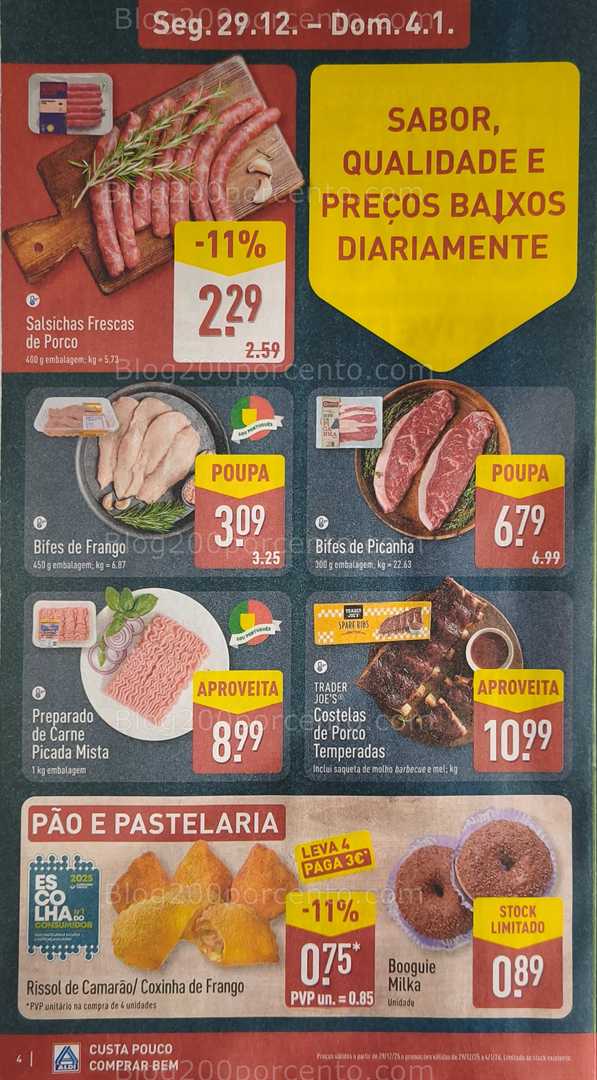 Antevisão Folheto ALDI Promoções de 29 dezembro a 4 janeiro