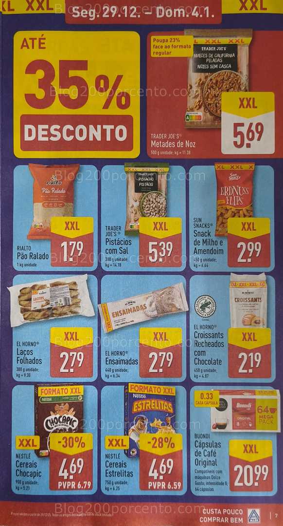 Antevisão Folheto ALDI Promoções de 29 dezembro a 4 janeiro