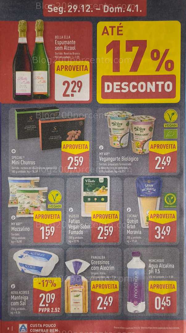 Antevisão Folheto ALDI Promoções de 29 dezembro a 4 janeiro