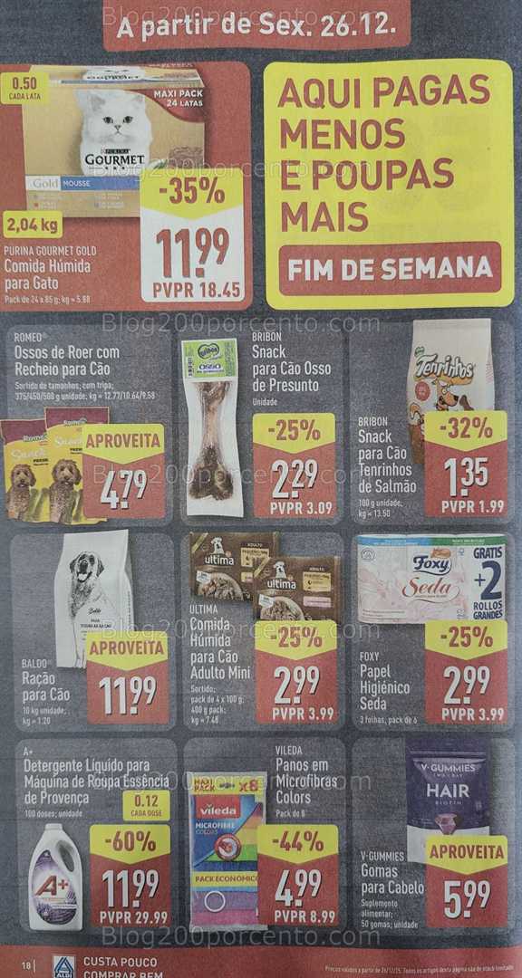 Antevisão Folheto ALDI Promoções de 22 a 28 dezembro