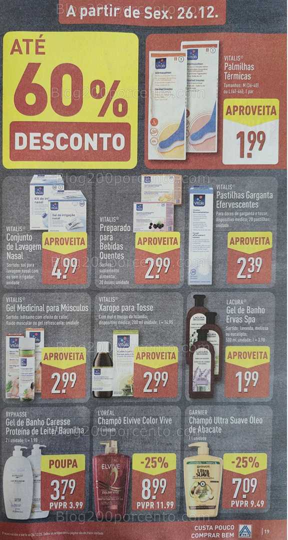 Antevisão Folheto ALDI Promoções de 22 a 28 dezembro