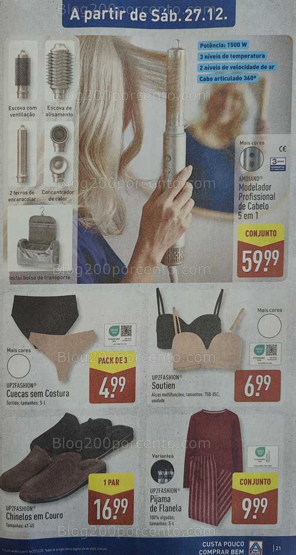 Antevisão Folheto ALDI Bazar Promoções de 24 a 28 dezembro