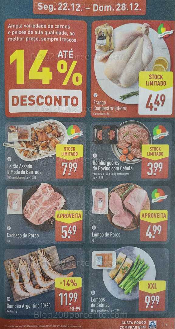 Antevisão Folheto ALDI Promoções de 22 a 28 dezembro