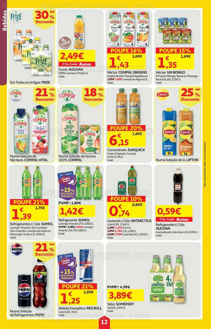 Antevisão Folheto AUCHAN - MINIPREÇO Promoções de 1 a 7 janeiro