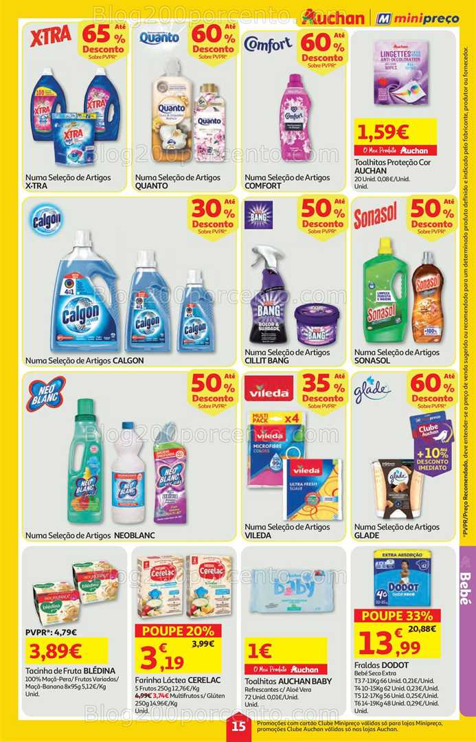 Antevisão Folheto AUCHAN - MINIPREÇO Promoções de 1 a 7 janeiro