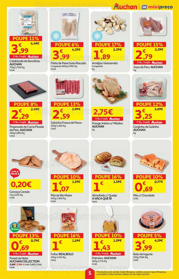 Antevisão Folheto AUCHAN - MINIPREÇO Promoções de 1 a 7 janeiro
