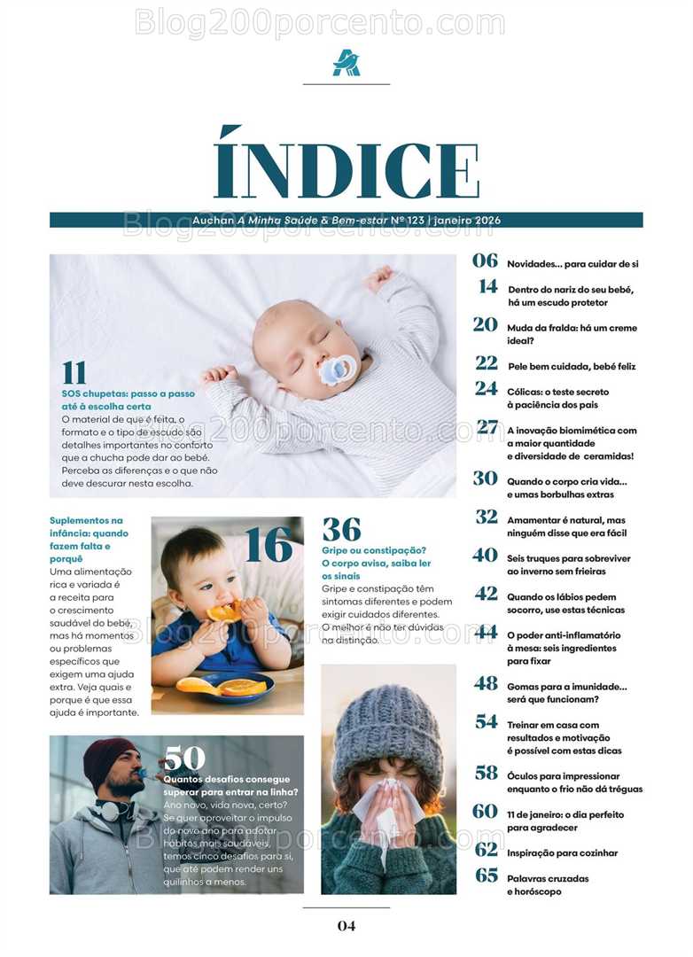 Antevisão Folheto AUCHAN Saúde e Bem Estar Bebé Promoções de 27 dezembro a 26 janeiro