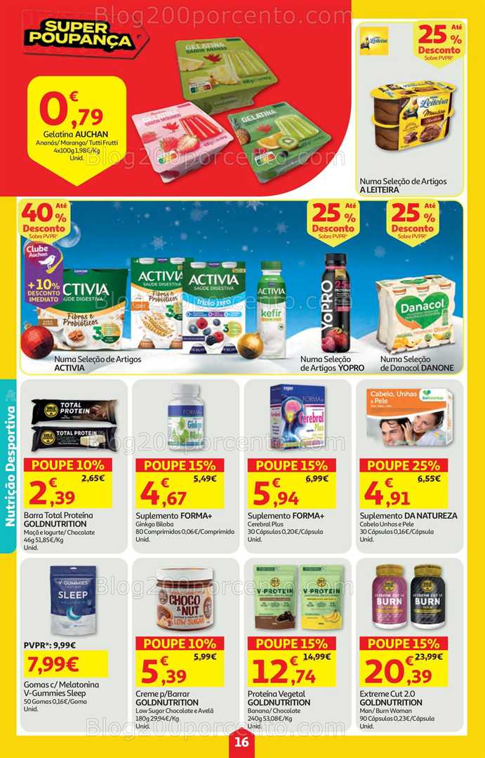 Antevisão Folheto AUCHAN Super Poupança de 18 a 24 dezembro
