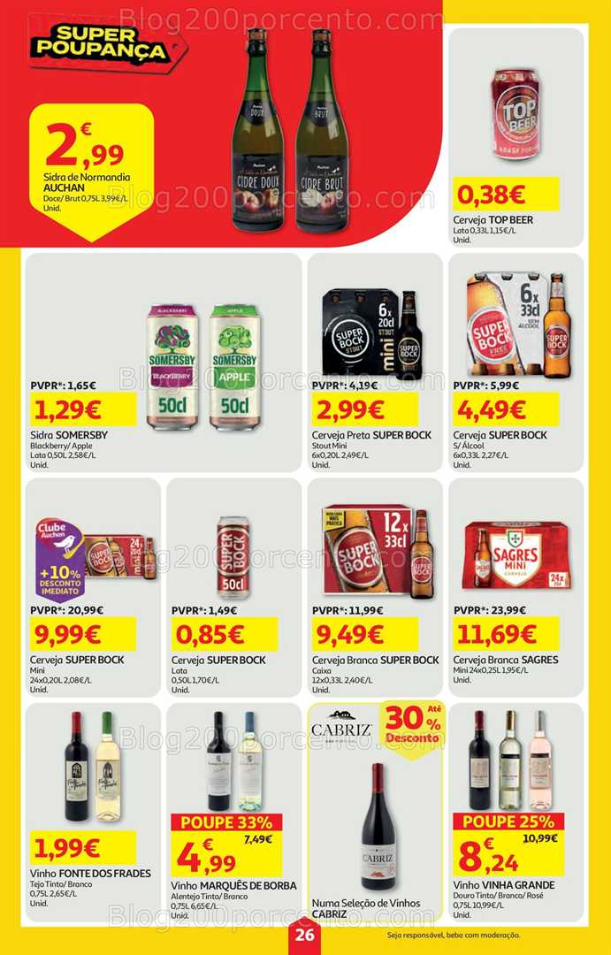 Antevisão Folheto AUCHAN Super Poupança de 18 a 24 dezembro