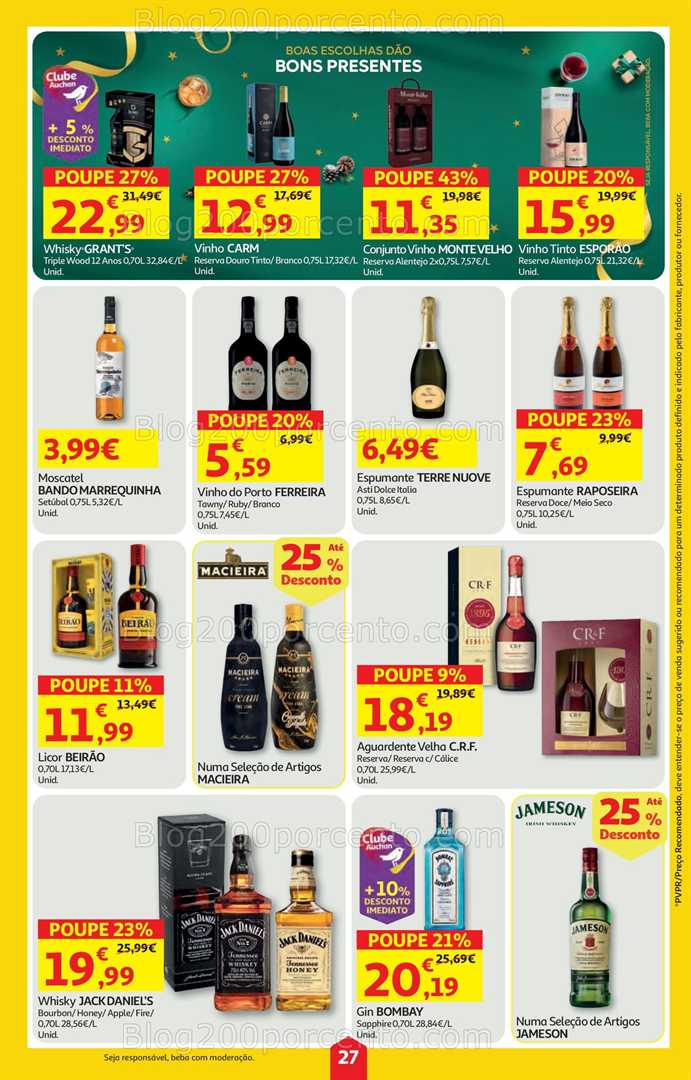Antevisão Folheto AUCHAN Super Poupança de 18 a 24 dezembro