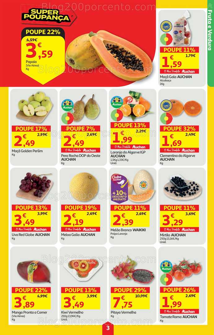 Antevisão Folheto AUCHAN Super Poupança de 18 a 24 dezembro