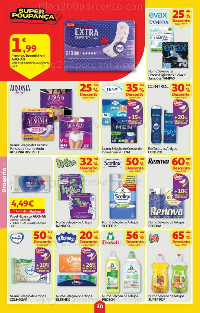 Antevisão Folheto AUCHAN Super Poupança de 18 a 24 dezembro